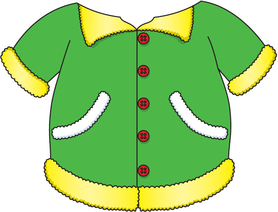 560x427 Winter Jacket Clipart Image