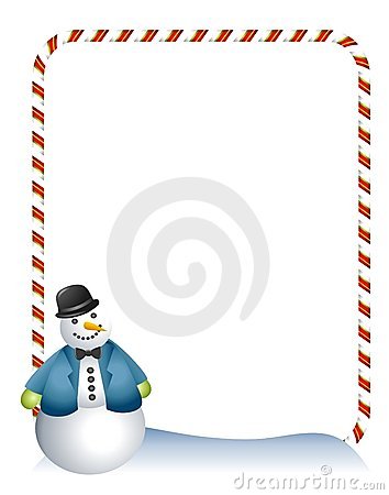 354x450 Snowman Border Clipart 101 Clip Art