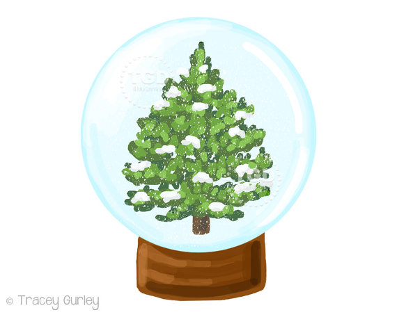 570x456 Snow Globe Christmas Clipart Winter Clipart Winter Scene