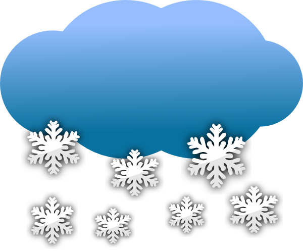 600x499 Snow Clouds Clip Art