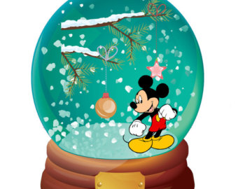 340x270 Mickey Snow Globe Etsy