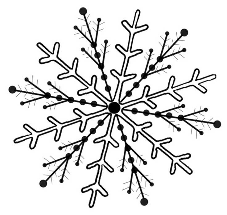 736x697 Snow Clipart Beautiful Snowflake