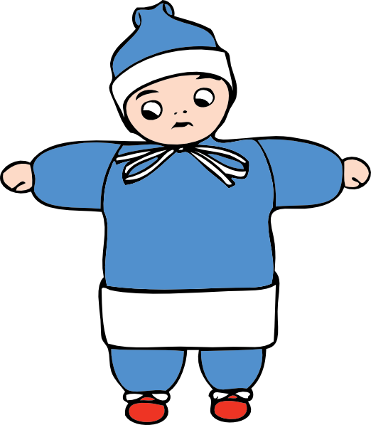 522x597 Snow Child Clip Art Free Vector 4vector