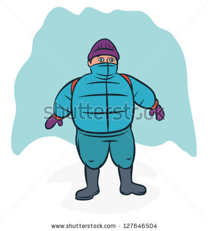 422x470 Snow Suit Clip Art