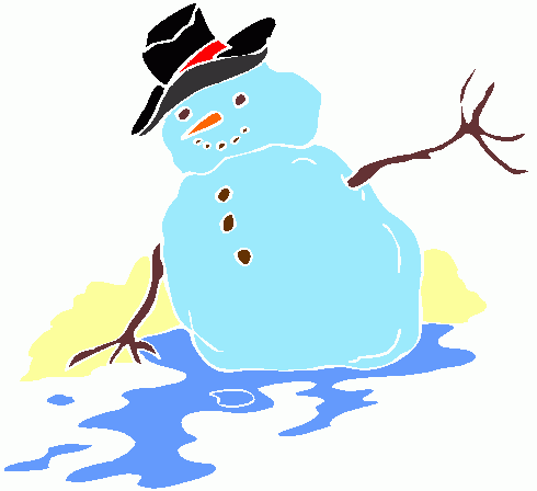 490x448 Melting Ice Clipart