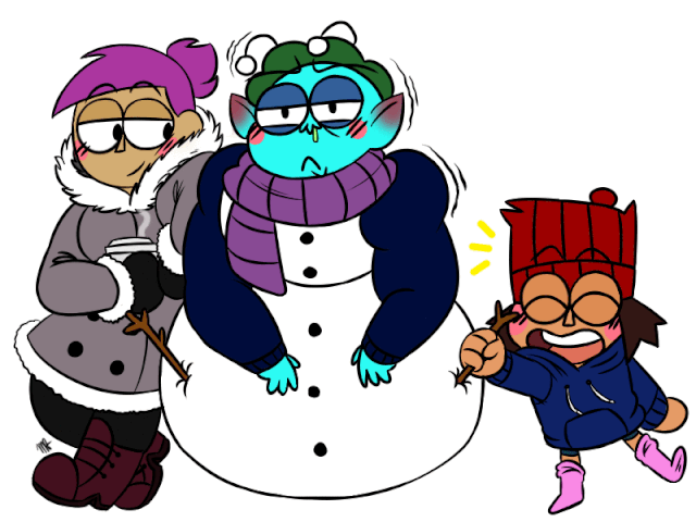 640x480 Teamokkoart A Snow Day! Cartoon Amino