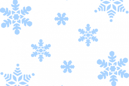 450x300 Snow Falling Clip Art Outline