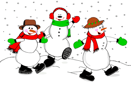 450x292 Snowman Clipart Animated