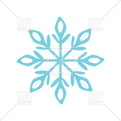 400x400 Christmas Snowflake Icon Royalty Free Vector Clip Art Image