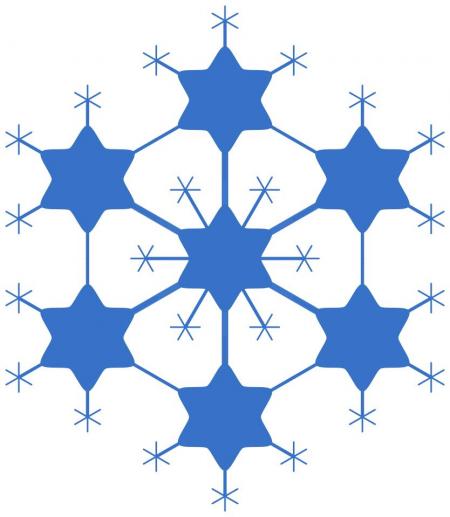 450x517 Snow Flake