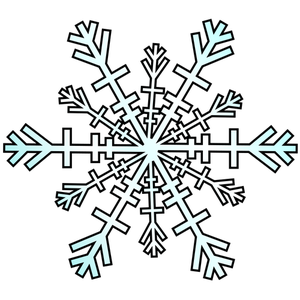 300x300 477 Winter Clipart Snowflake Public Domain Vectors