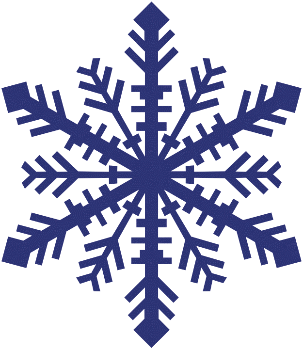 625x722 Snowflake Clipart Elegant
