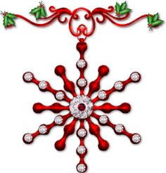 236x246 Red Snowflake Cliparts