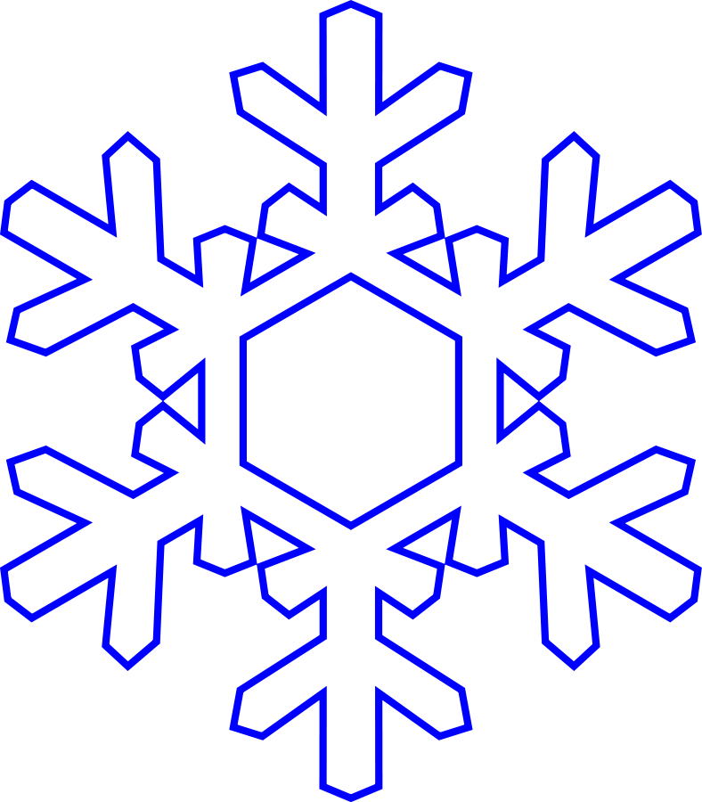 788x900 Snowflake (Simply) Clipart Large Size Snowflake
