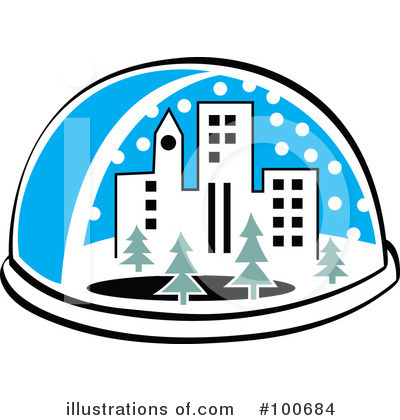 400x420 Snow Globe Clipart