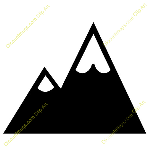 500x500 Hill Clipart Mountain Peak
