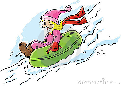400x285 Clipart Snowtubing