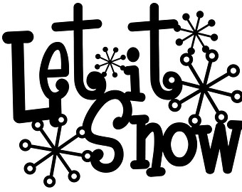 340x270 Let It Snow Clipart