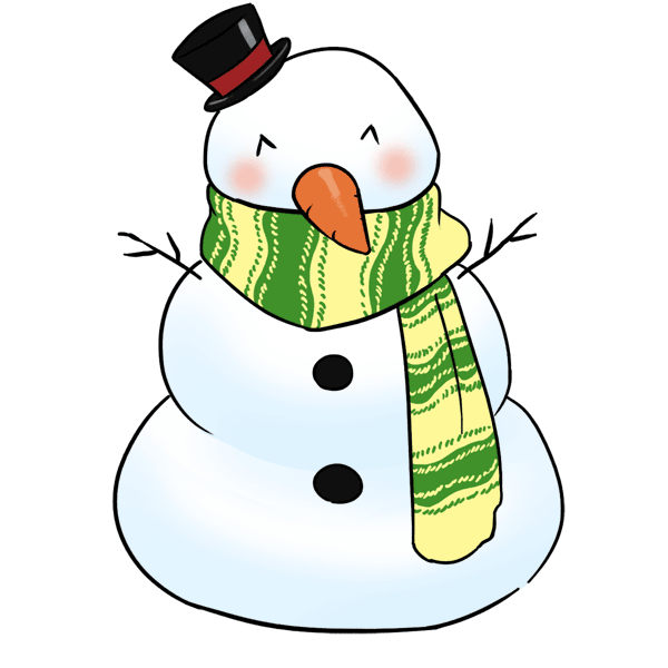 600x600 Snowman Snow Man Clip Art 2
