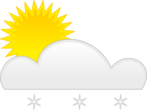 300x224 Sun Snow Clip Art