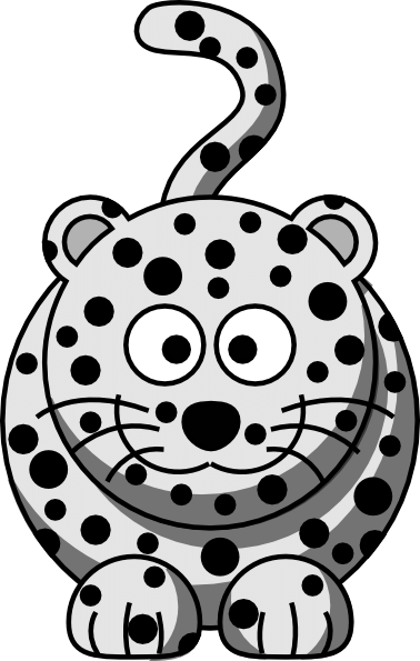 378x595 Snow Leopard Cliparts