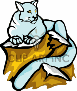 254x300 Snow Leopard Clipart Animated