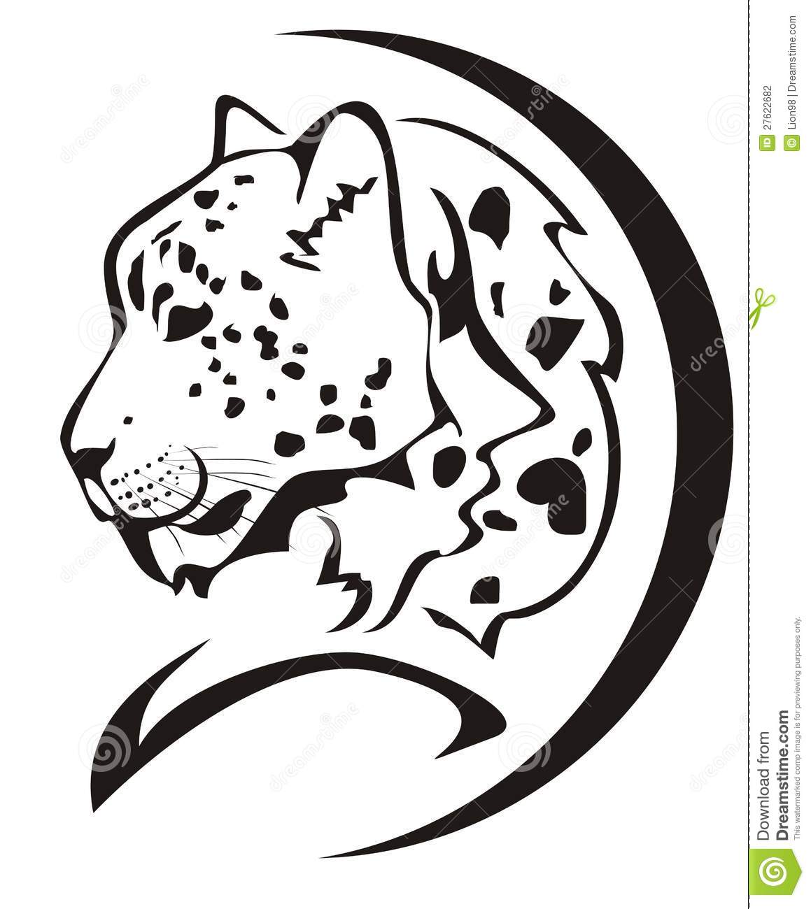 1159x1300 Snow Leopard Clipart Black And White