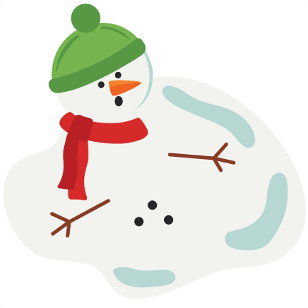 432x432 Melted Snowman Svg Scrapbook Cut File Cute Clipart Files