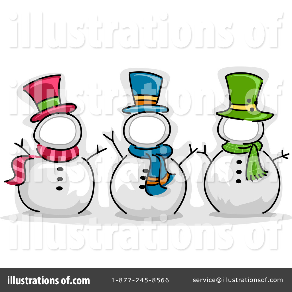 1024x1024 Snowman Clipart