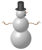 167x200 Snowman Clipart