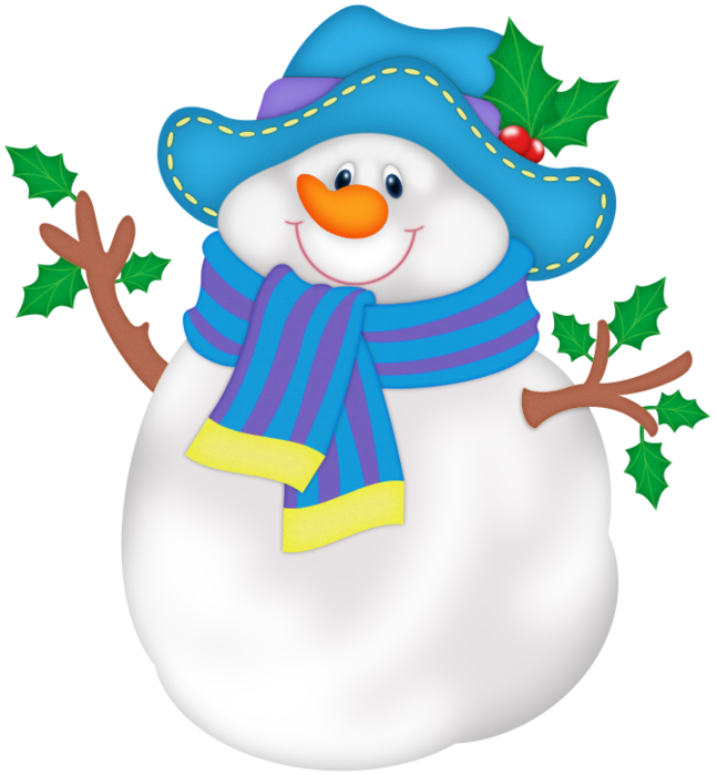 647x699 Snowman Png With Blue Hat Clip Art Snow Men