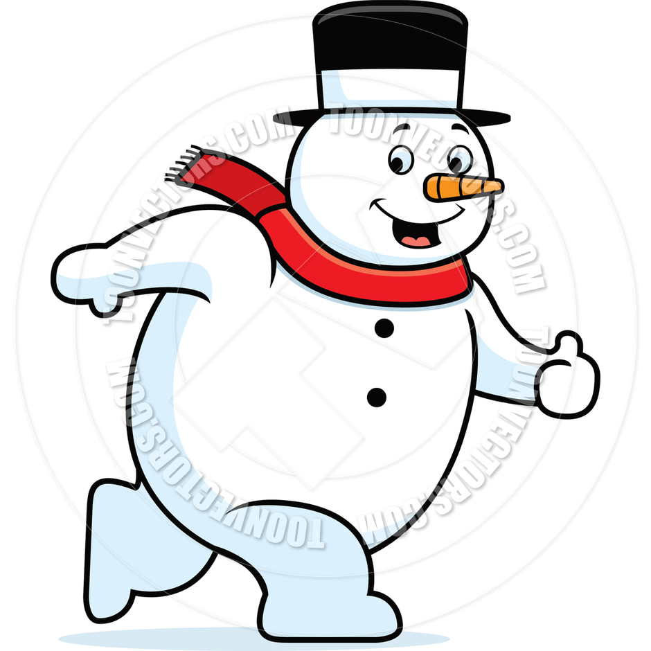 940x940 Snowman Walking By Cory Thoman Toon Vectors Eps