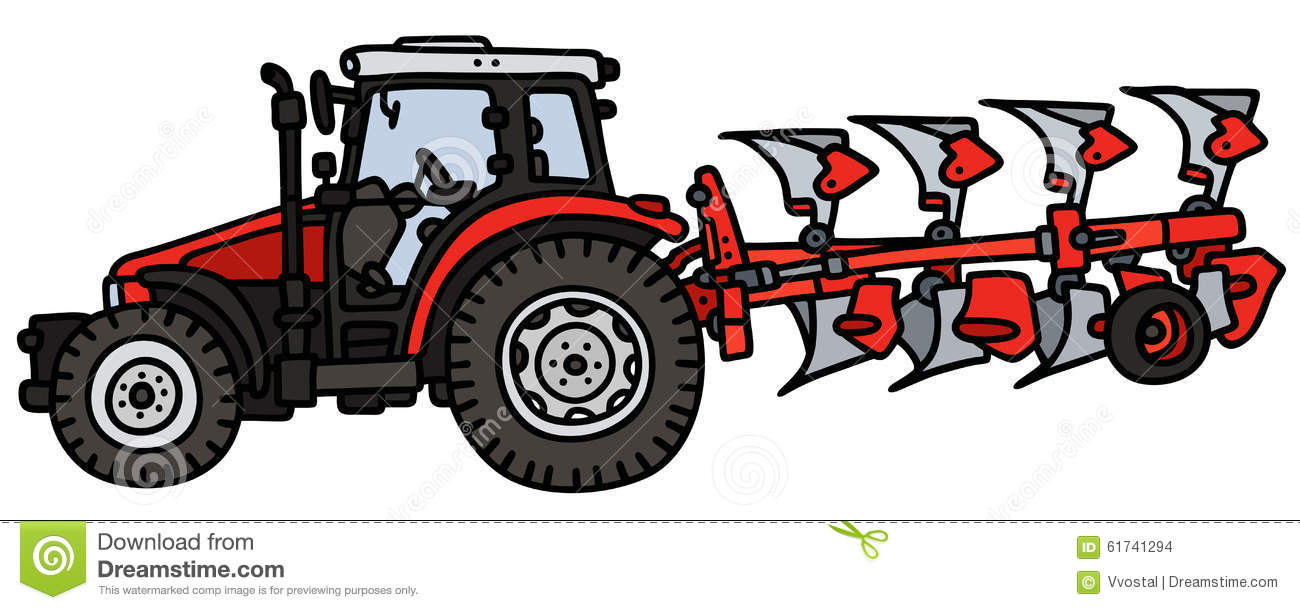 1300x610 Tractor Clipart Plow