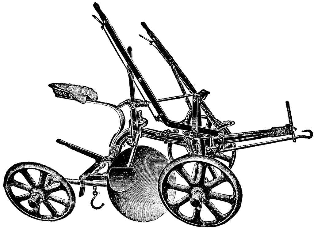 1024x748 Single Disc Plow Clipart Etc