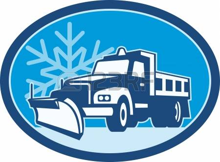 450x332 Snow Plow Cartoon Clipart