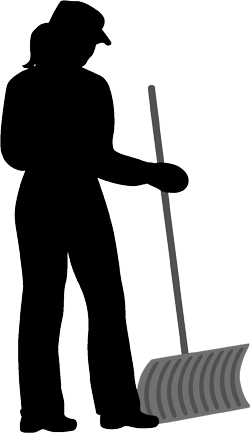 250x433 Snow Shovels