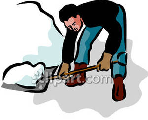 300x243 Stooping To Shovel Snow