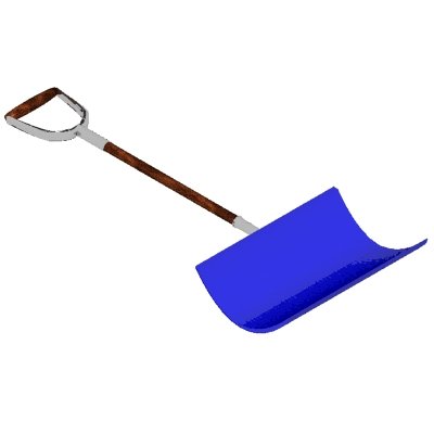 400x400 Fancy Shovel Clip Art
