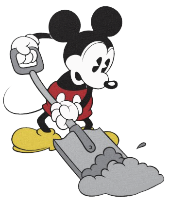 348x415 Mickey Mouse Clipart Snow