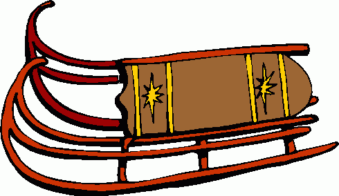 490x284 Snow Sled Clipart