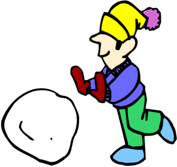 350x331 Throwing Snowball Cliparts