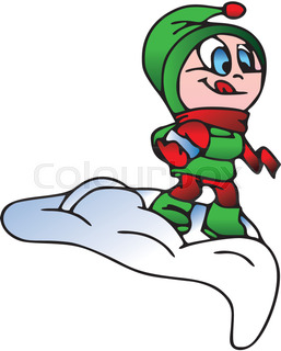 257x320 Kids Throwing Snowballs