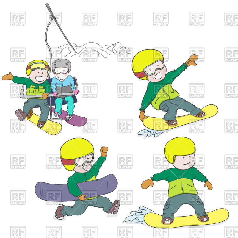 800x800 Kids Riding Snowboard
