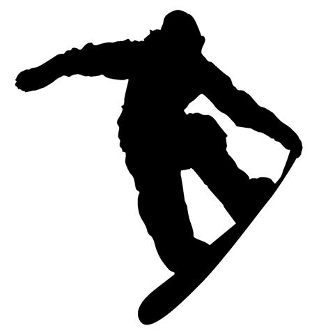448x480 Snowboard Microsoft Clipart 1941412