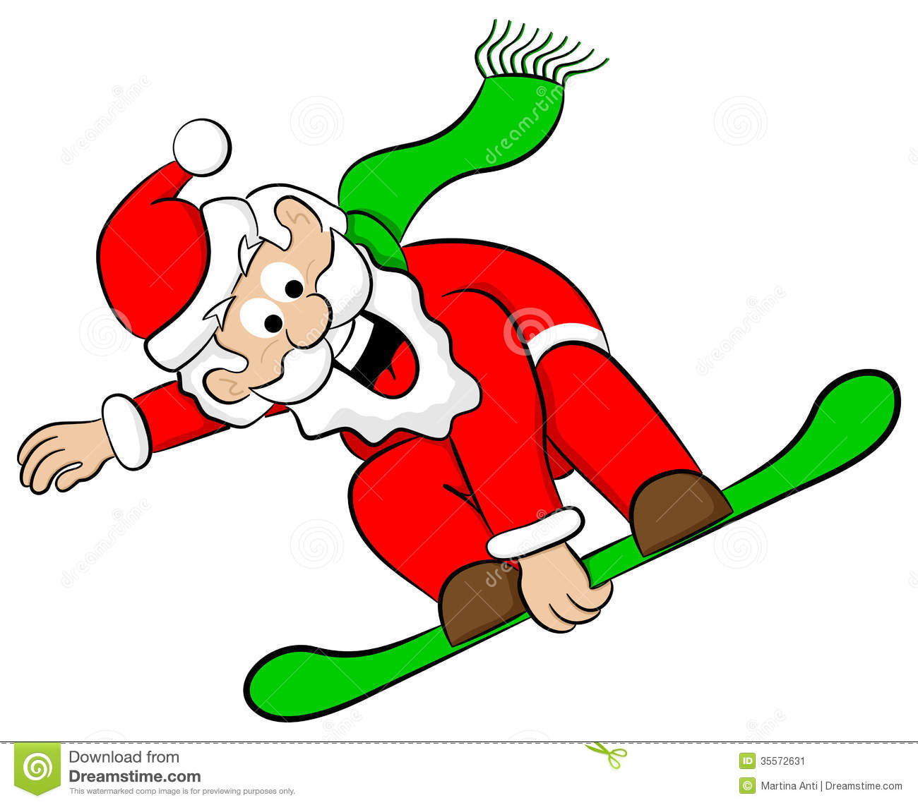 1300x1141 Snowboarding Clipart Santa