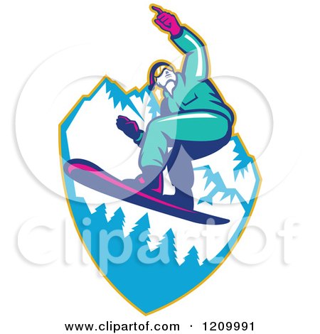 450x470 Royalty Free (Rf) Snowboard Clipart, Illustrations, Vector Graphics