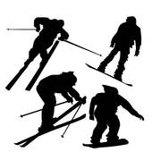 170x170 Skiing And Snowboarding Clipart