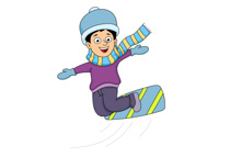 210x153 Skiing Clipart Ski Snowboard