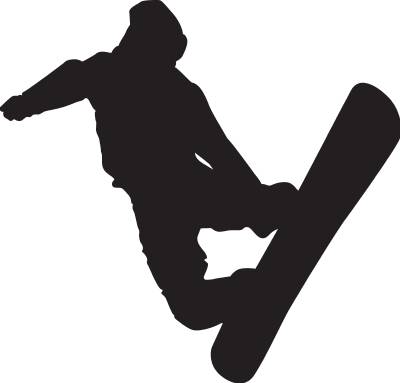 400x383 Snowboard Clipart