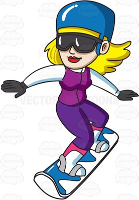 277x400 Snowboard Clipart